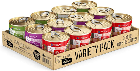Weruva-Dogs-in-The-Kitchen,-Variety-Pack,-Doggie-Dinner-Dance!,-Wet-Dog-Food,-1872