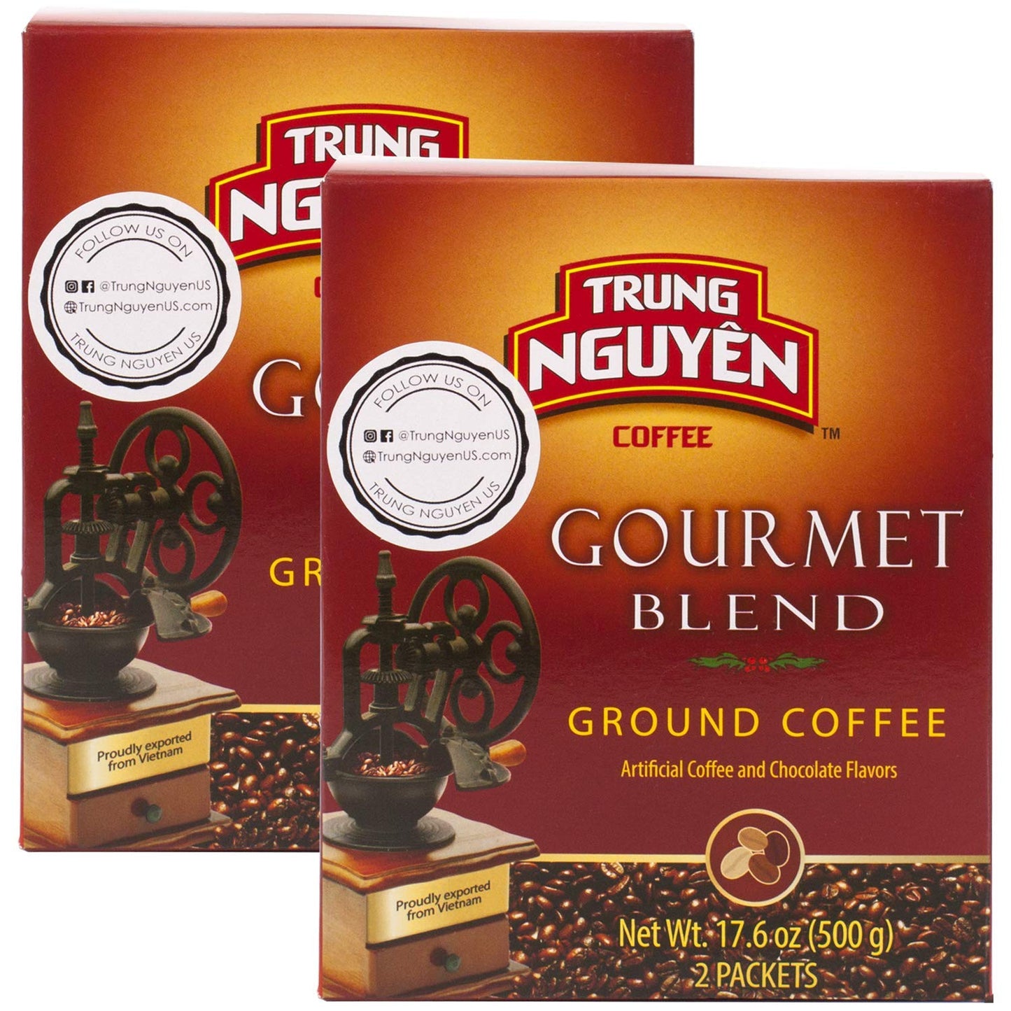 Trung-Nguyen-Mezcla-Gourmet---Mezcla-de-café-molido-tostado,-fuerte-audaz,1270