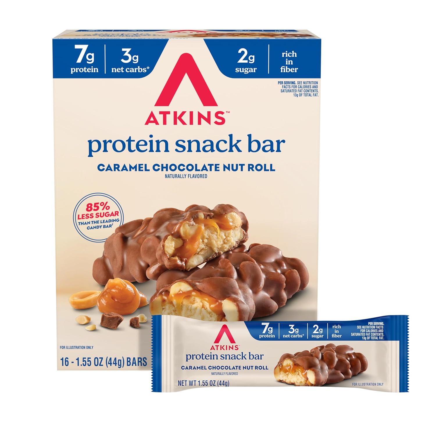 Atkins-Caramel-Chocolate-Nut-Roll-Snack-Bar,-16-Count-|-7g--Protein,-3g-Net-2g-2335