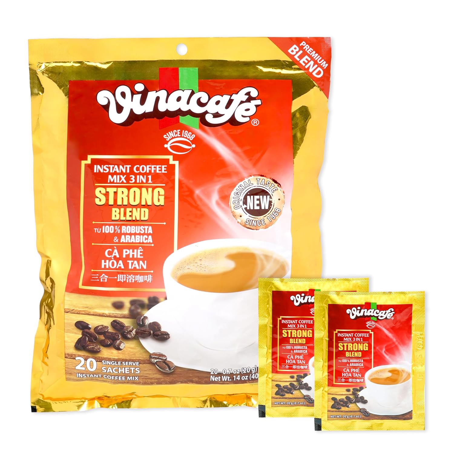 Vinacafe-20-cts-3-in-1-Vietnamese-Instant-Coffee-Gold-Red-Strong-Rich-1812