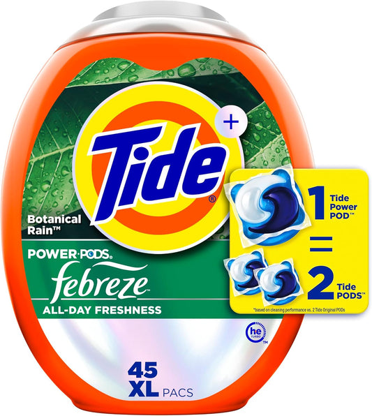Tide-Power-Pods-with-Febreze-Laundry-Detergent-Pacs,-45-Count,-Botanical-Rain-1514