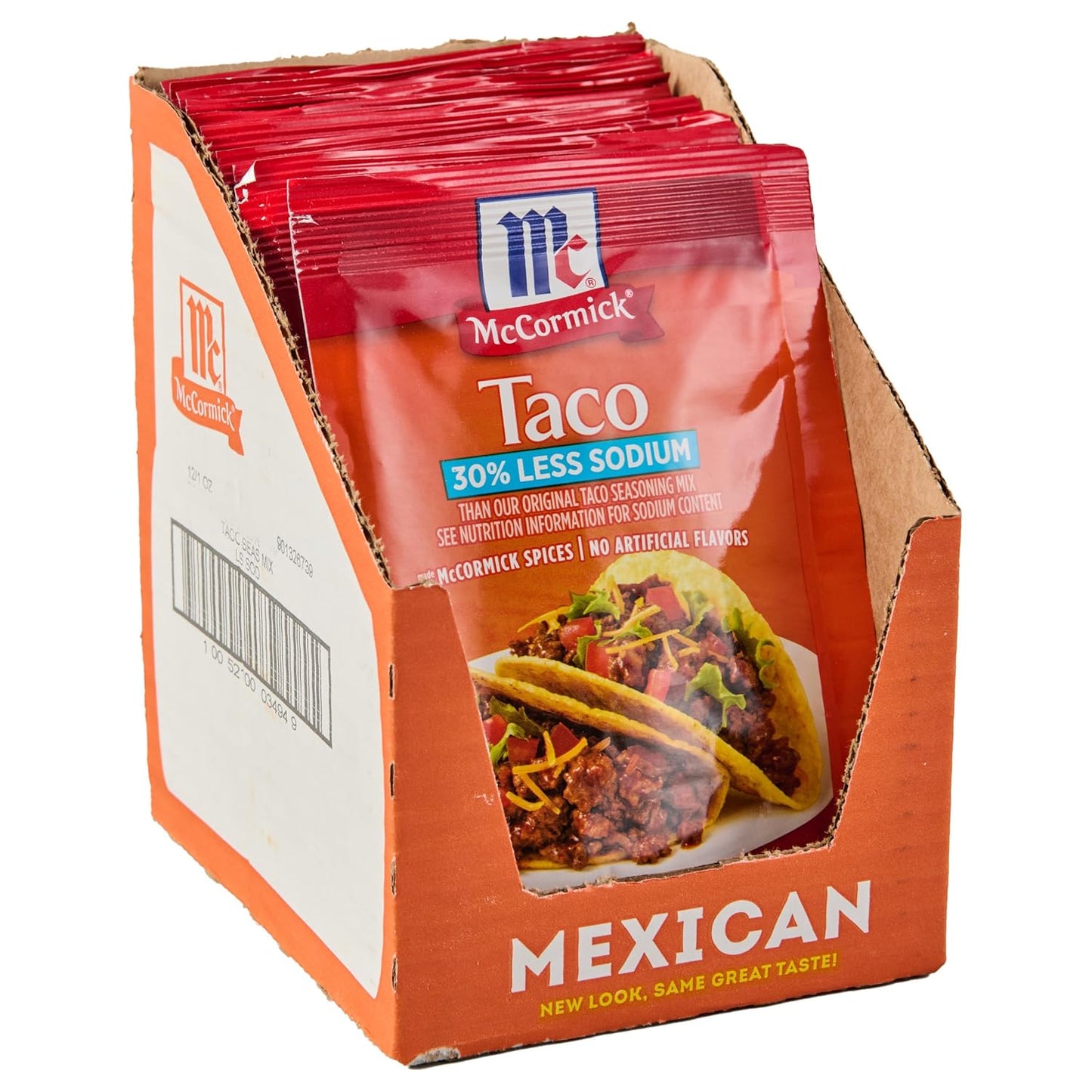 McCormick-Mezcla-de-condimentos-de-tacos-suaves-de-sodio-con-menos,-2001