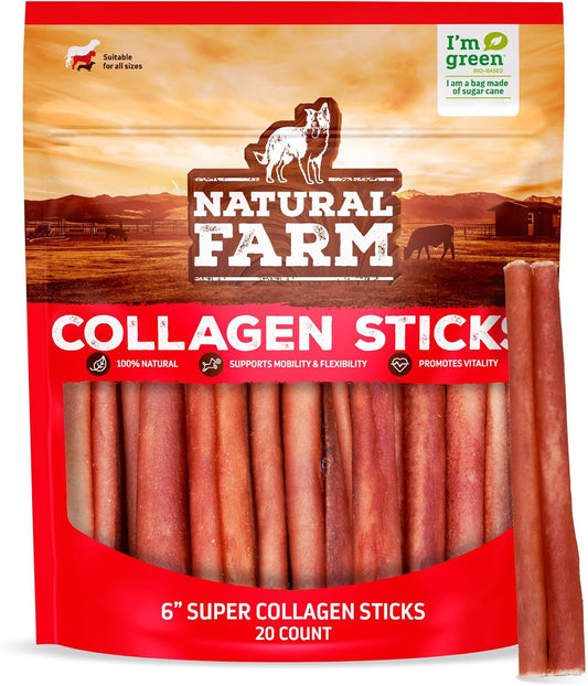 Natural-Farm-Odor-Free-Super-Collagen-Dog-Chews-(6-Inch,-20-Pack)-The-First-Real-1210