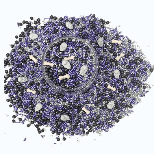 Confect-Mix-Ghostly-Black-Pearl-Sprinkles-|-4221