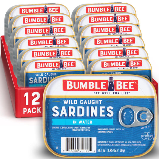 Bumble-Bee-Sardines-in-Water,-3.75-oz-Tin-(Pack-of-12)---Wild-828