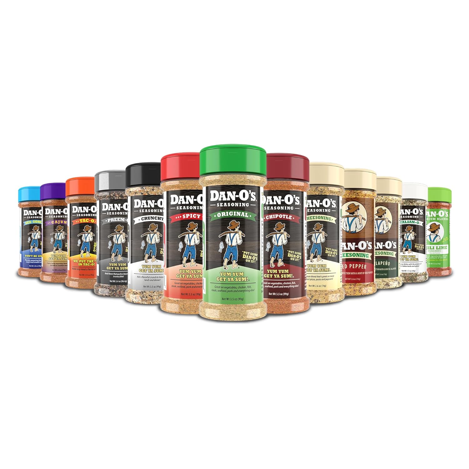 Dan-O's-Combo-de-13-botellas-pequeñas-de-condimentos:-original,-picante,-crujiente,-1639