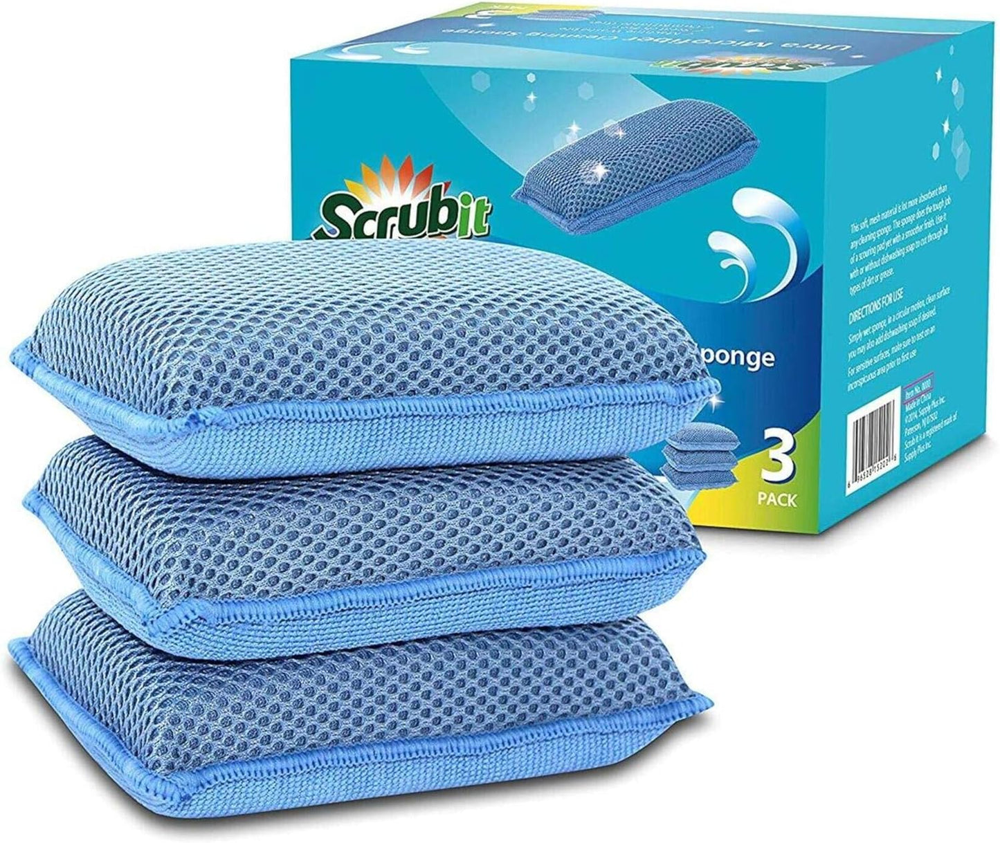 Miracle-Microfiber-Kitchen-Sponge-by-Scrub-It---Non-Scratch-Heavy-Duty-965
