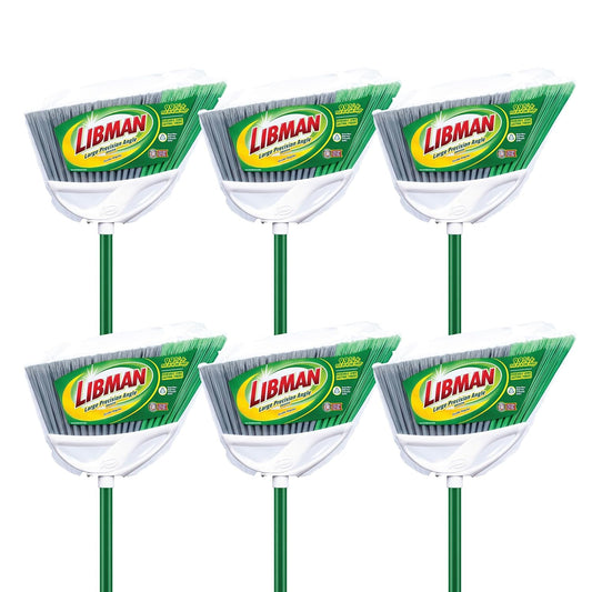 Libman-Commercial-205-Large-Precision-Angle-Broom,-Steel-Handle,-13"-810