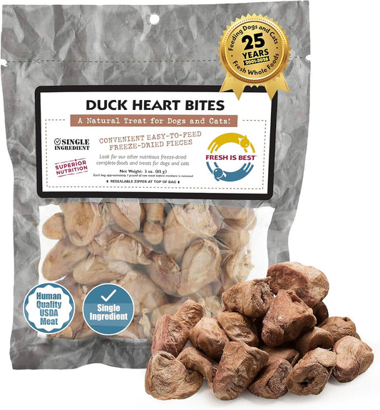 Fresh-Is-Best-Duck-Heart-Freeze-Dried-Dog-Treats-–-Raw-Dried-1795