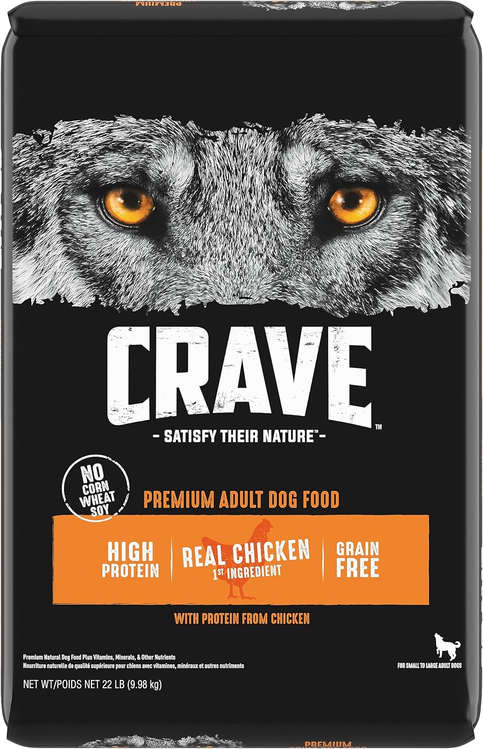 CRAVE-Grain-Free-High-Protein-Adult-Dry-Dog-Food,-Chicken,-22-lb.-Bag,-1855