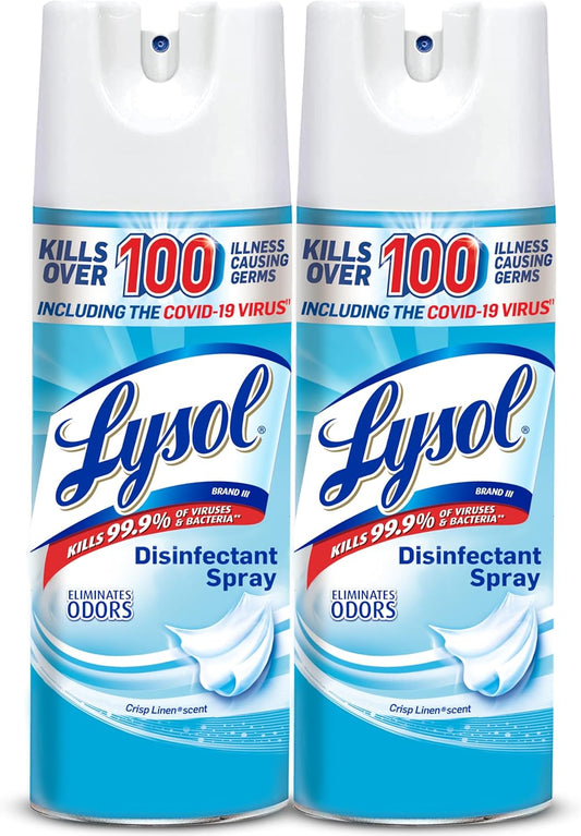 Lysol-Disinfectant-Spray,-Sanitizing-and-Antibacterial-Spray,-For-Disinfecting-and-Deodorizing,-Crisp-Linen,-12.5-Fl-1709