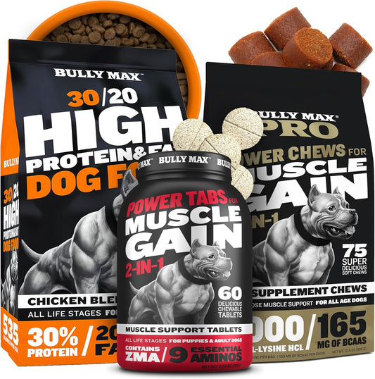 Bully-Max-High-Protein-Dry-Dog-Food-(15lbs.-Bag)-+-Muscle-Builder-Power-9