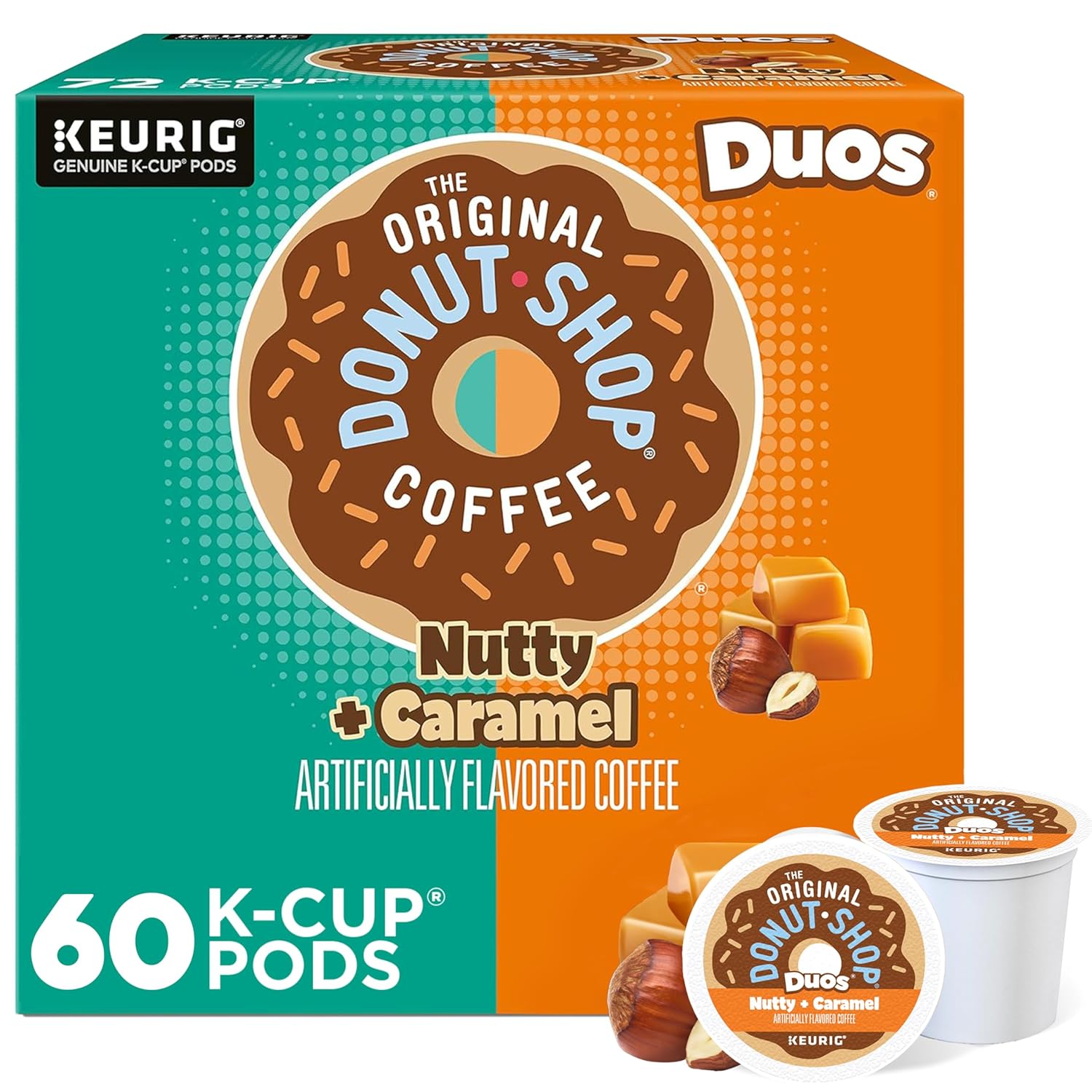 The-Original-Donut-Shop-Duos-Nutty-+-Caramel-Coffee,-Keurig-Single-Serve-K-Cup-2720