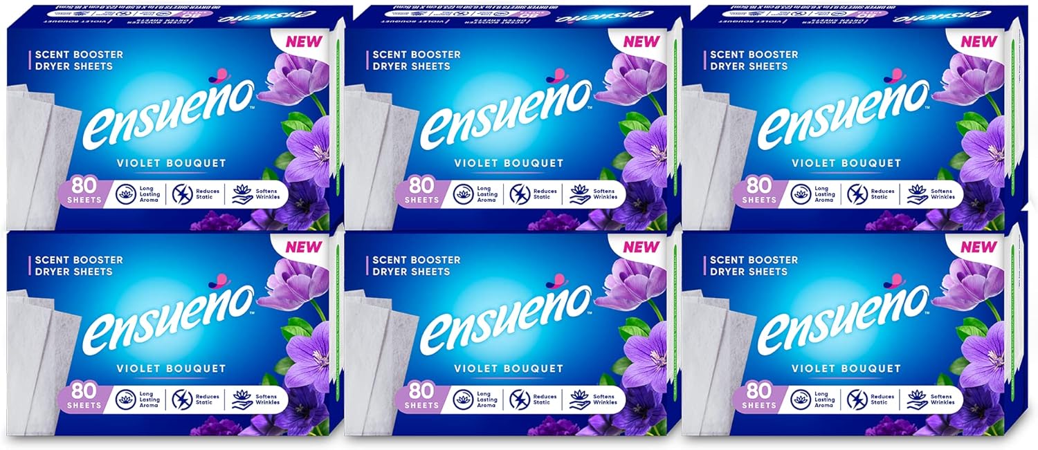 Ensueño--Fabric-Softener-Dryer-Sheets,-Scent-Booster,-Violet,-80-Count-732