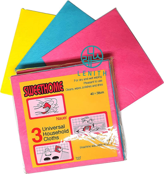 LENITH-[15-Packs]-German-Universal-Household-Color-Dish-Cloths-(3-1662