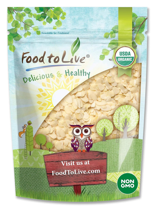 Food-to-Live---Organic-Blanched-Sliced-Almonds,-439