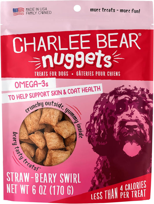 Charlee-Bear-Nuggets-Crunchy-and-Soft-Dog-Treats,-Strawbeary-Swirl,-6-Resealable-299