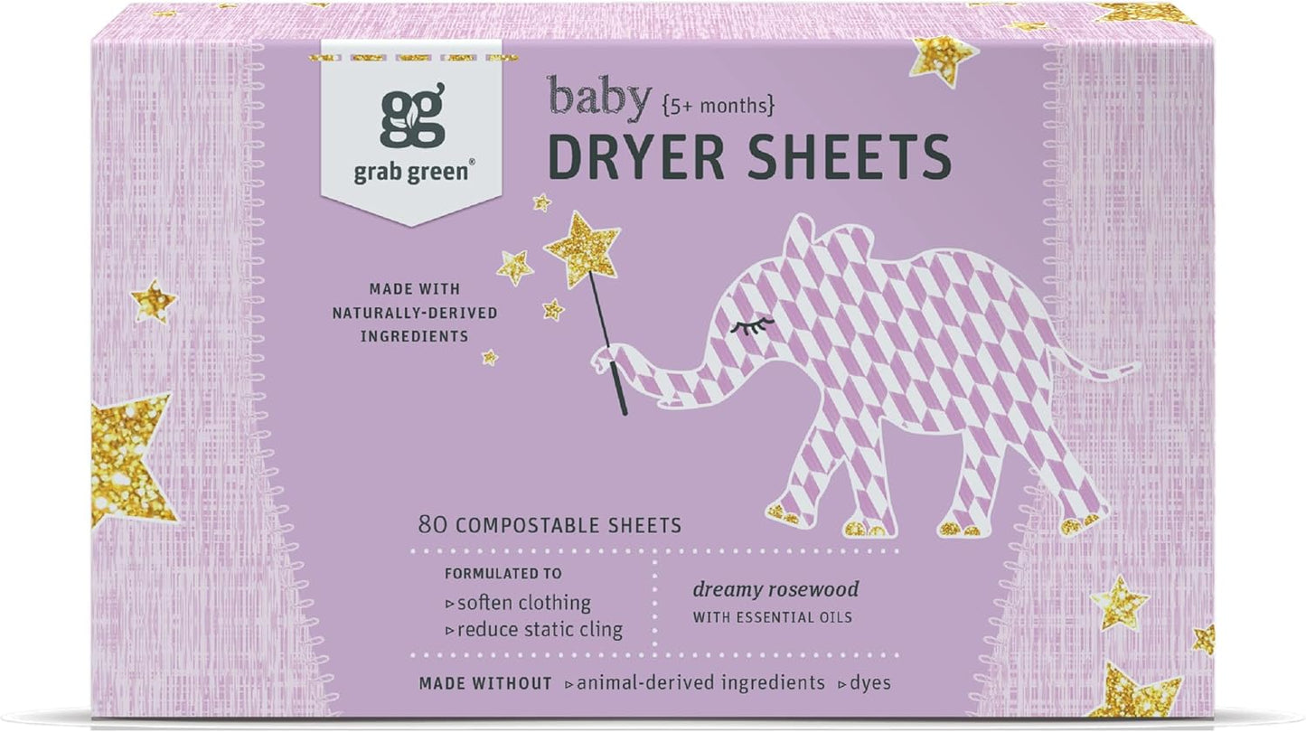 Grab-Green-Baby-Dryer-Sheets,-80-Sheets,-Dreamy-Rosewood-Scent,-Plant-and-67