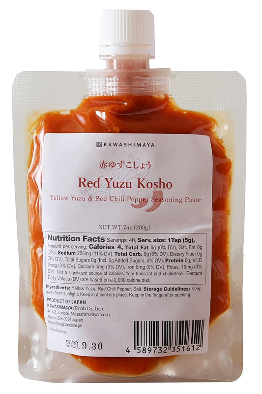Kawashimaya-Red-Yuzu-Kosho-Paste,-Japanese-1158