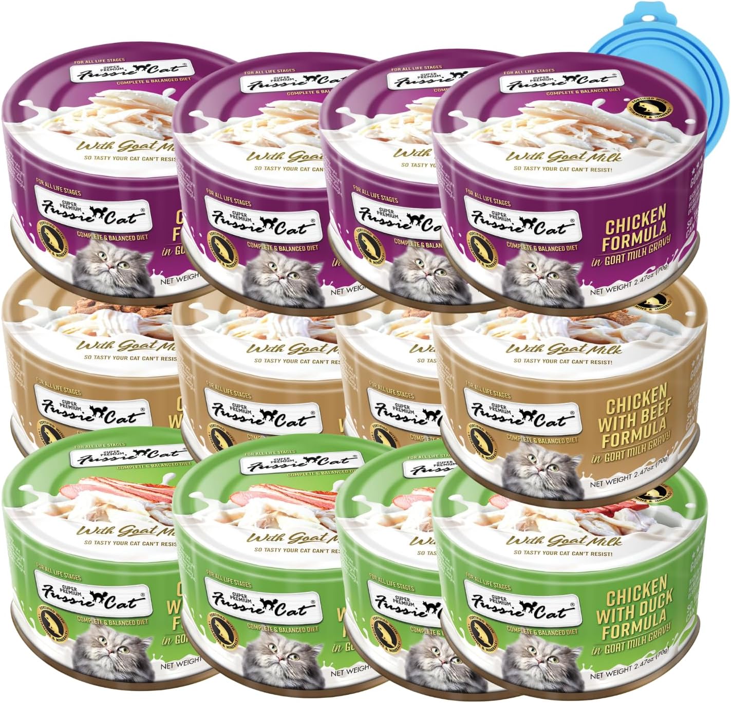 Fussie-Cat-Wet-Canned-Cat-Food-in-Goat-Milk,Variety-Pack-of-2.47-oz-Can-Pack1132