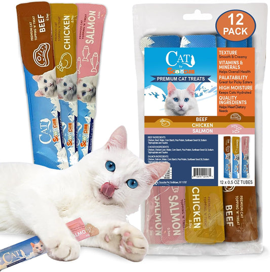 Scoochie-Pet-Products-Cat-by-Scoochie-Assorted-Lick-Treats-–-Chicken,-Salmon-&-Beef-345