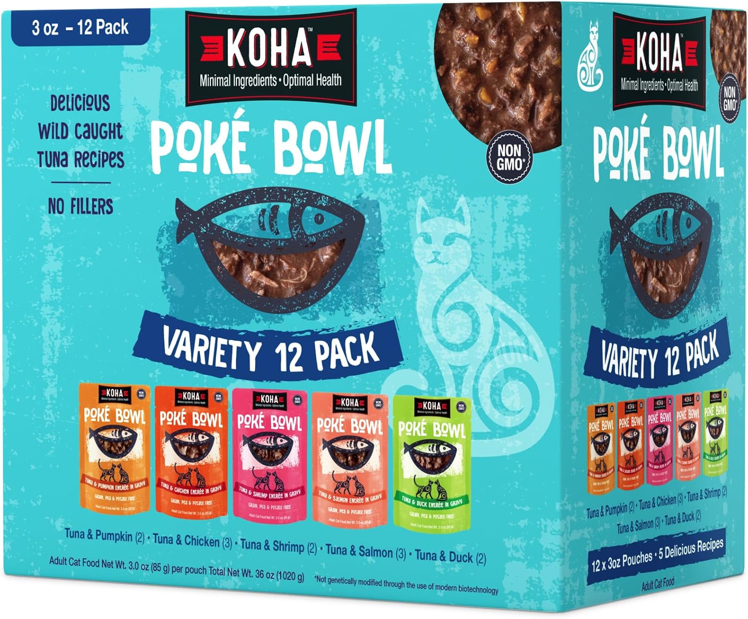 KOHA-Poké-Bowl-Cat-Variety-Pack,-Wet-Cat-Food-in-Gravy-7---Combinations1006