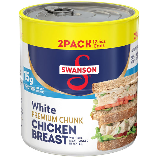 Swanson-White-Premium-Chunk-Chicken-Breast-with-Rib-Meat-in-Water,-12.5-oz.-849