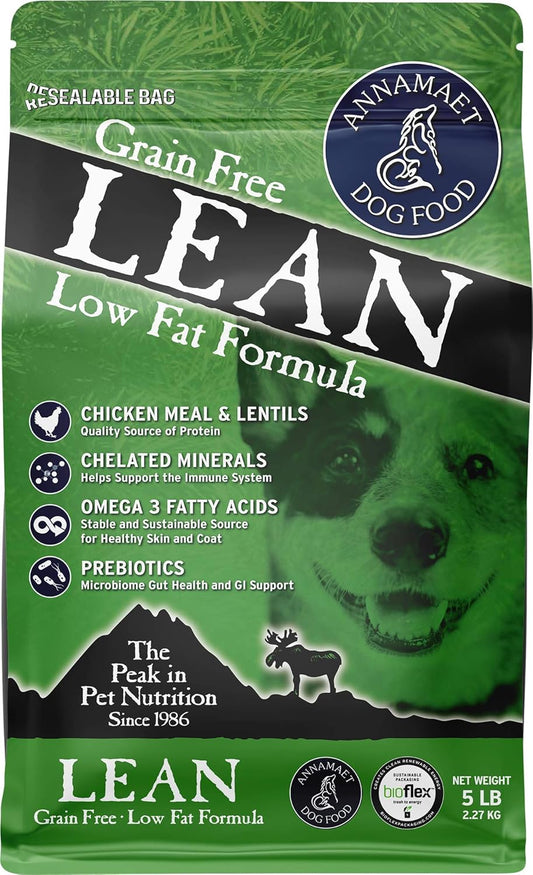 Annamaet-Grain-Free-Lean-Reduced-Fat-Formula-Dry-Dog-Food,-(Chicken-&-Duck),-5-lb-1564