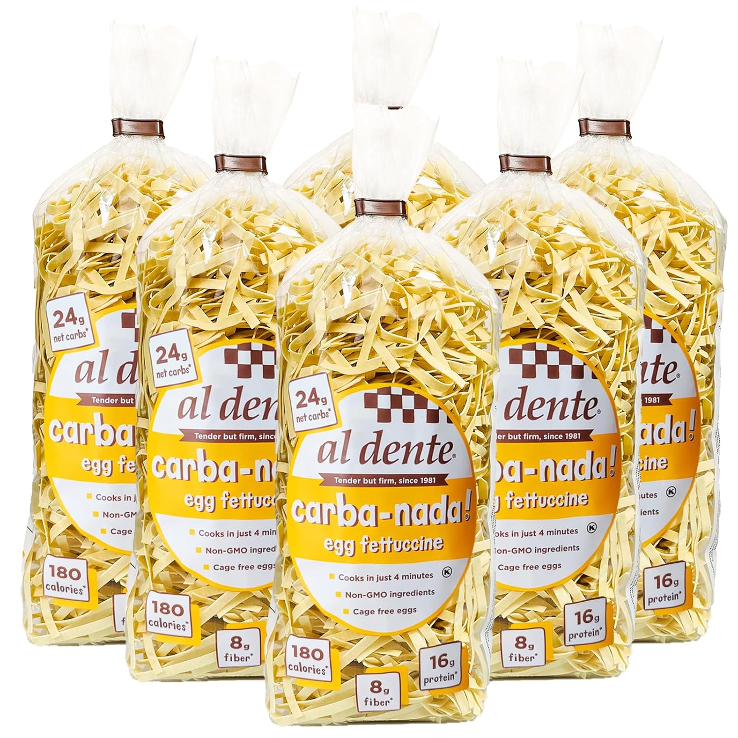 Al-Dente-Carba-Nada-Egg-Fettuccine,-10-Ounce-Bags-(Pack-1941