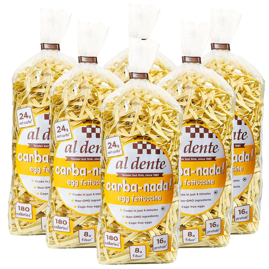 Al-Dente-Carba-Nada-Egg-Fettuccine,-10-Ounce-Bags-(Pack-1941