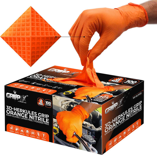 Herkules-Grip-Heavy-Duty-8Mil-Orange-Nitrile-Gloves,3D-Raised-Diamond-249
