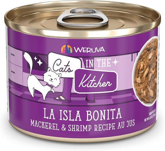 Weruva-Cats-in-The-Kitchen,-La-Isla-Bonita-with-Mackerel-&-Au-Cat-6oz391