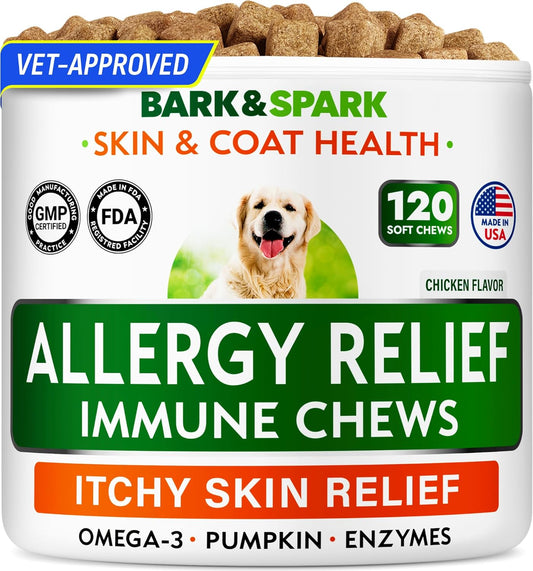 BARK&SPARK-Dog-Allergy-Relief-Chews---Anti-Itch-Skin-&-Coat-Supplement-Omega-451