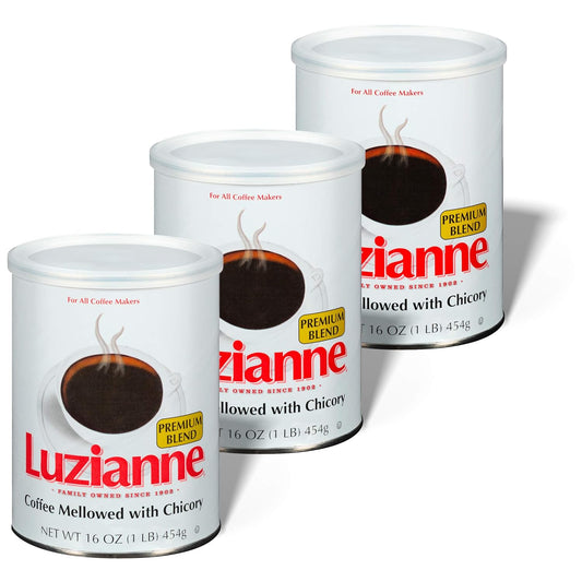 Luzianne-Café-molido-y-achicoria-de-mezcla-premium,-recipiente-de-16-(paquete2093