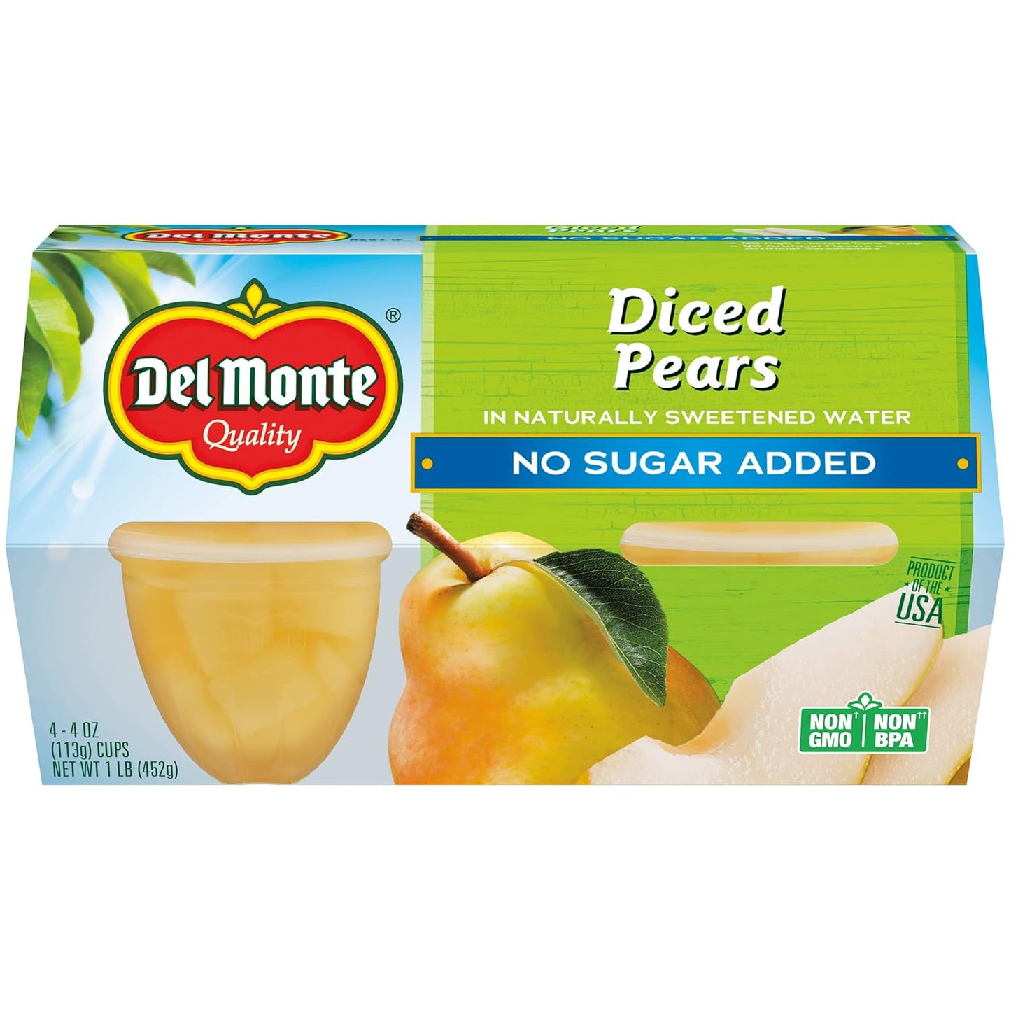Del-Monte-Diced-Pears,-4-Oz,-1764