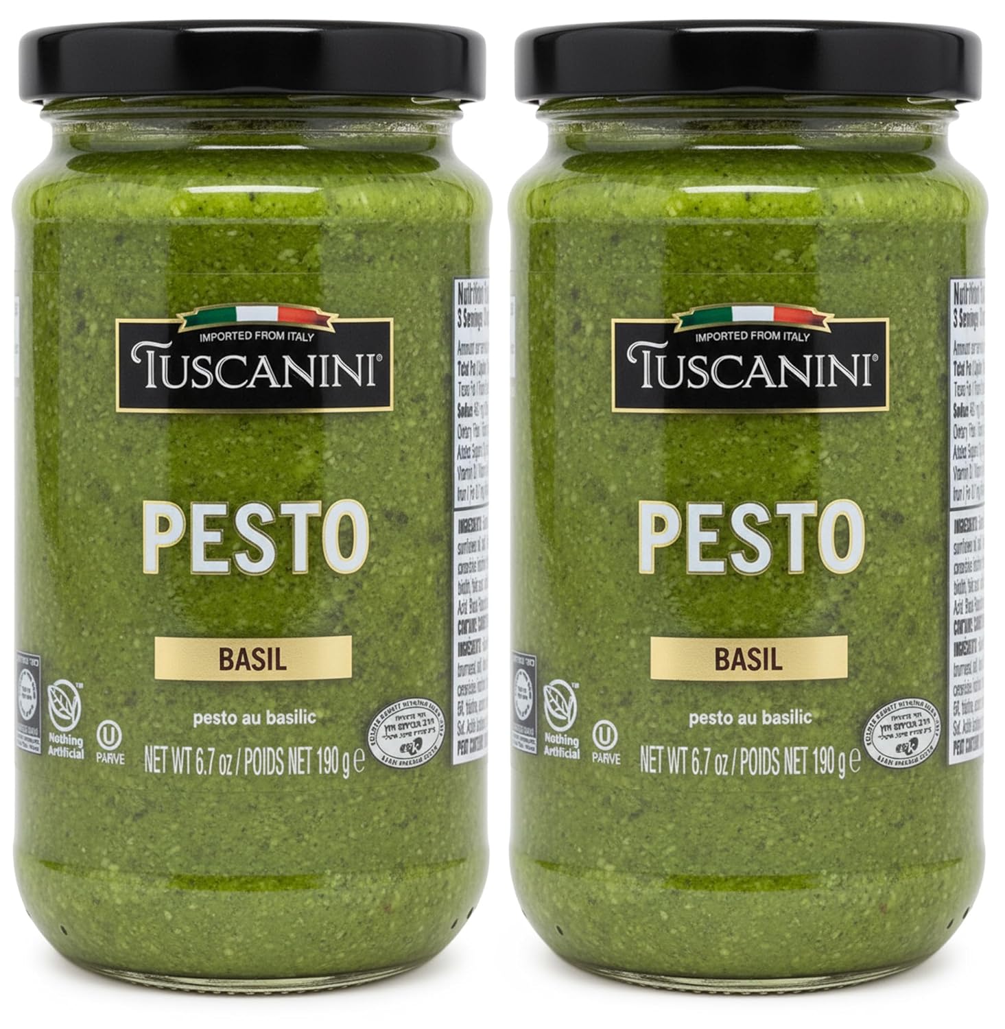 Tuscanini-Basil-Pesto,-6.7-oz-(2-Pack)-|-Italian-Dairy-Free-Gourmet-Sauce-1429