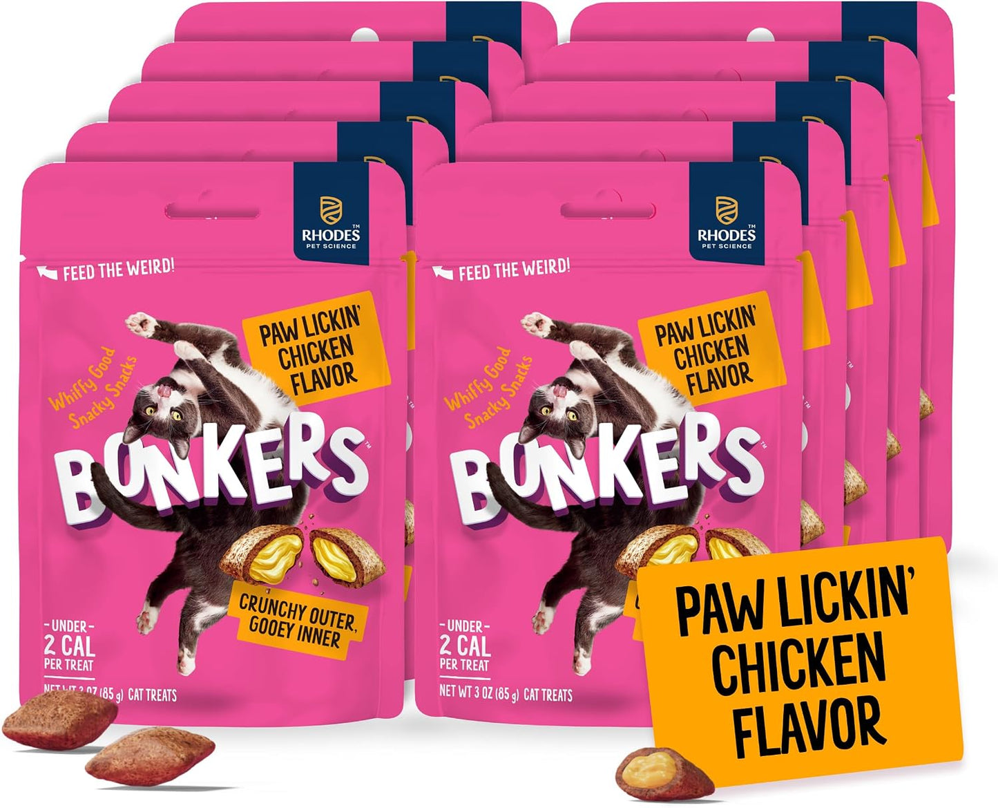 Bonkers-Bites-Paw-Lickin'-Chicken-Flavor-Crunchy-&-Soft-Treats-for-Cats,-3oz-Bag-281