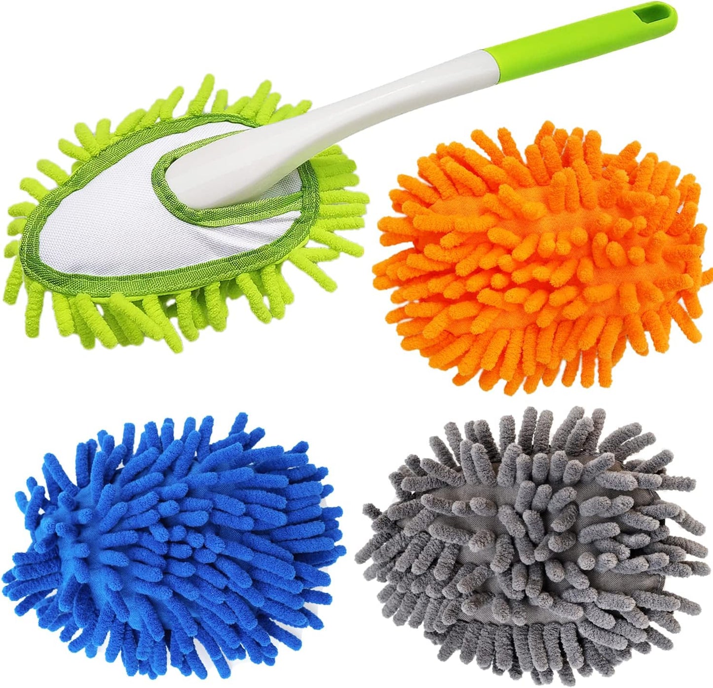 13-Inch-Microfiber-Feather-Duster,with-4-pcs-Washable-Duster-Head,-2525