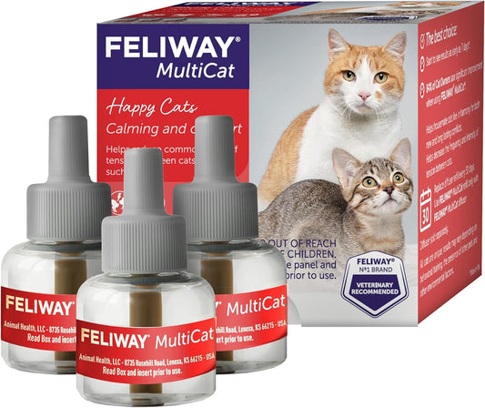 FELIWAY-MultiCat-Cat-Calming-Pheromone-Diffuser-Refill---3-Pack-|-Helps-Reduce-1712