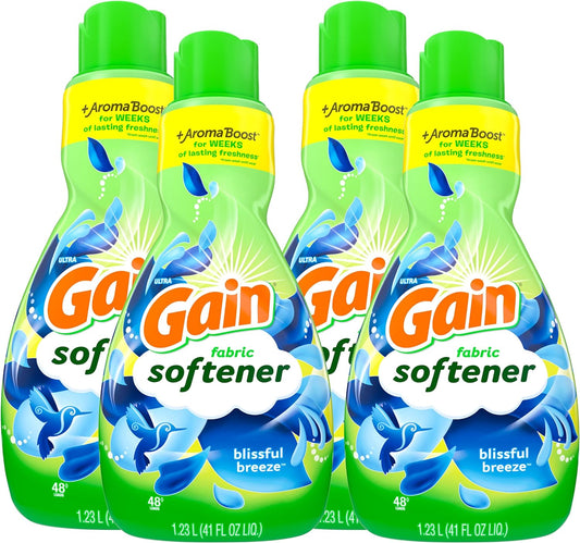 Gain-Laundry-Fabric-Softener-Liquid,-Blissful-Breeze,-48-Loads,-He-718