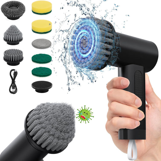 Electric-Spin-Scrubber,-3000-mAh-Cordless-Power-Scrubber-with-8-3309