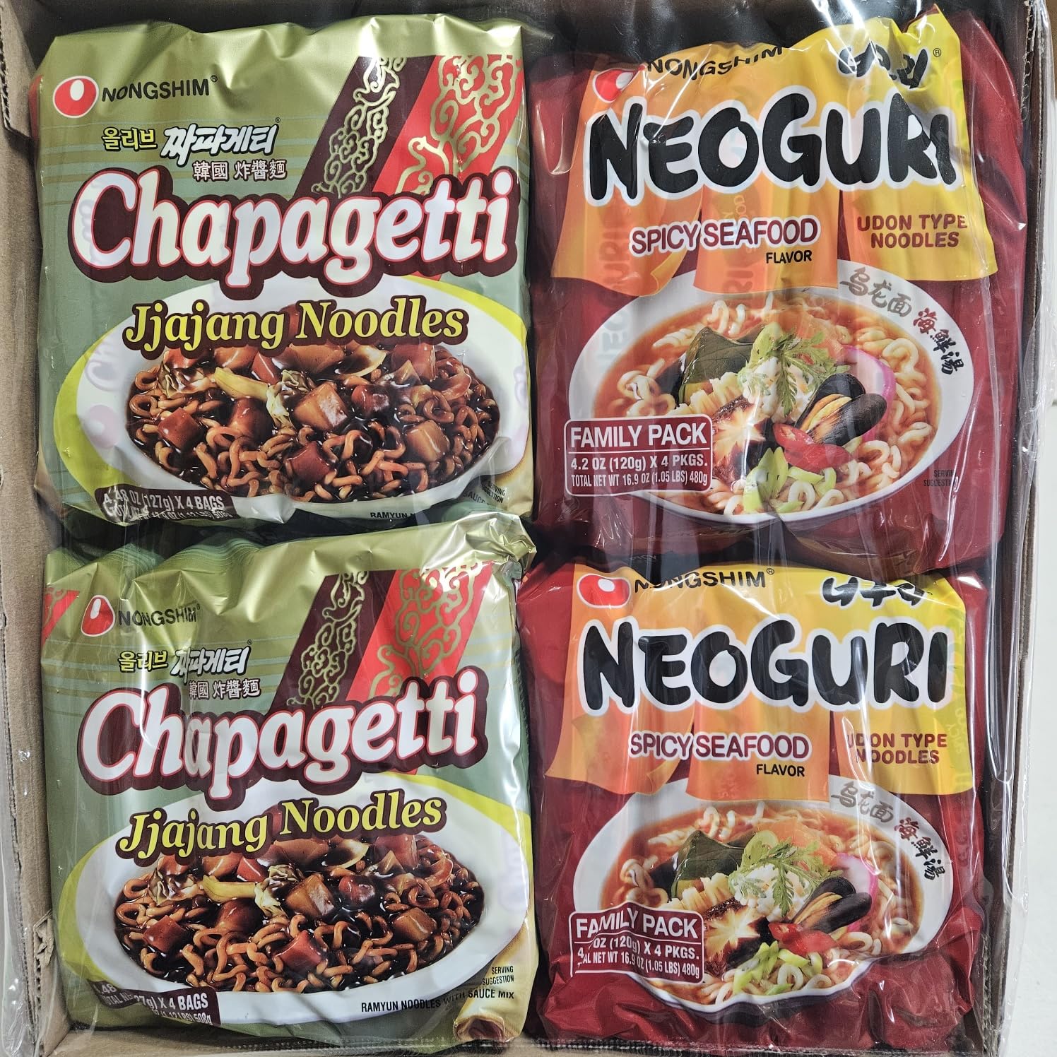 [Combo-Ramyun-16-paquetes]-Chapagetti-Chajang-fideos-4.5-onzas-(8--paquetes)-317