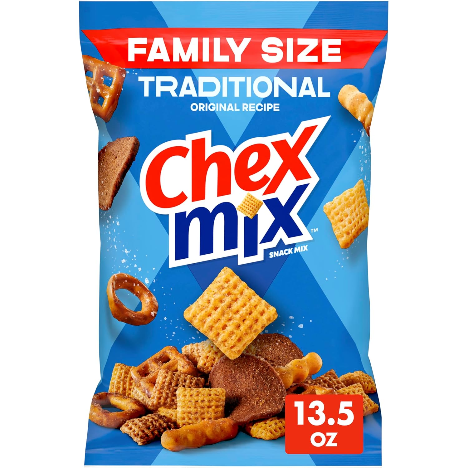 Traditional-Chex-Mix,-Original-Recipe,-Family-Size,-12.5-oz-|-Corn--&-Wheat-Chex,-Chips,-2721