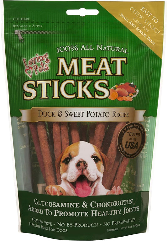 Loving-Pets-Gourmet-Meat-Sticks---Sweet-Potato-and-Duck-Recipe,-Treat,-1342