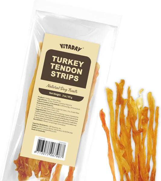 VITADAY-Turkey-Tendons-for-Dogs,-All-Natural,-Healthy-Dog-Treats,-Long-Hypoallergenic-2509