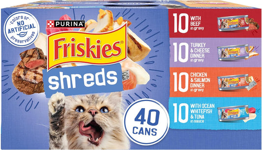 Purina-Friskies-Wet-Cat-Food-Variety-Pack,-Shreds-With-Beef,-Turkey-Cheese-Chicken-Salmon1993