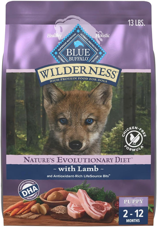 Blue-Buffalo-Wilderness-37-g-Protein,-Meat-Rich-Natural-Puppy-Dry-Dog-Food,-228