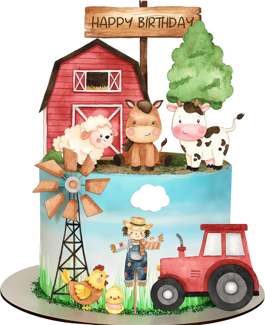 Farm-Cake-Toppers-for-Farm-Birthday-Cake-2410