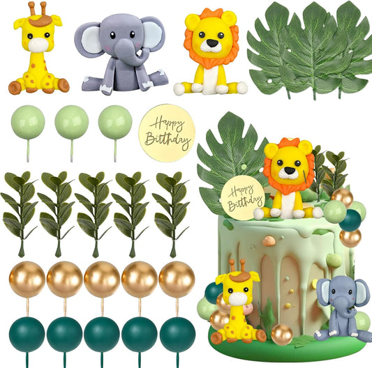 Morofme-Jungle-Safari-Animals-Cake-Decoration-Jungle-169