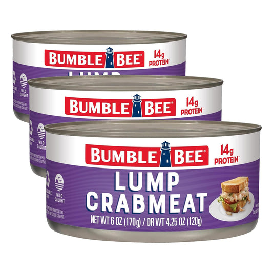 Bumble-Bee-Lump-Crab-Meat,-6-oz-Can---14g-Protein-&-1g-706